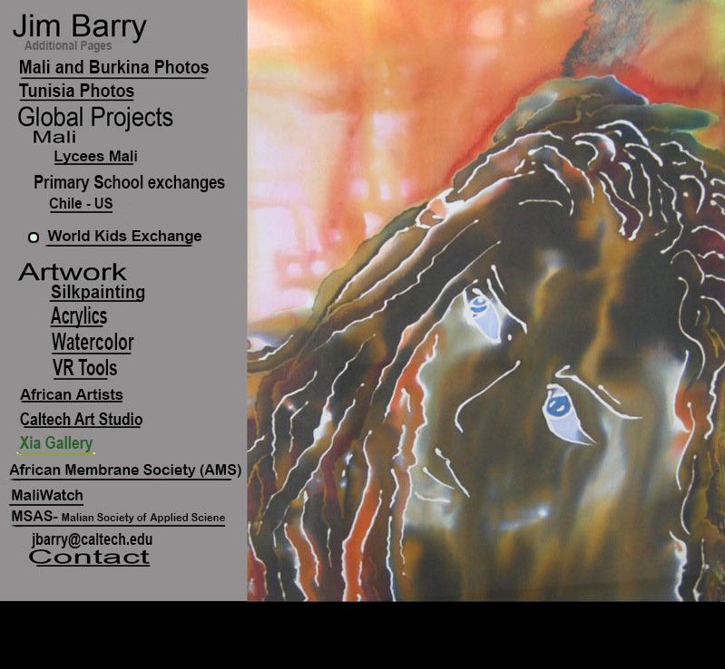 Jim Barry, Mali, Chile, Art