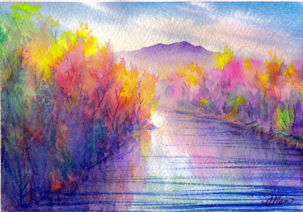 Boise River in Fall